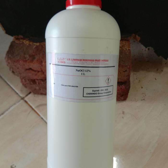Naocl 12% - 1liter ready stock