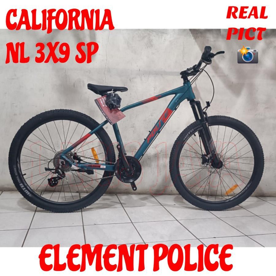 PROMO sepeda Gunung 27,5 Police MTB POLICE CALIFORNIA NL 27 Sp New Design BY element SEPEDA GUNUNG P