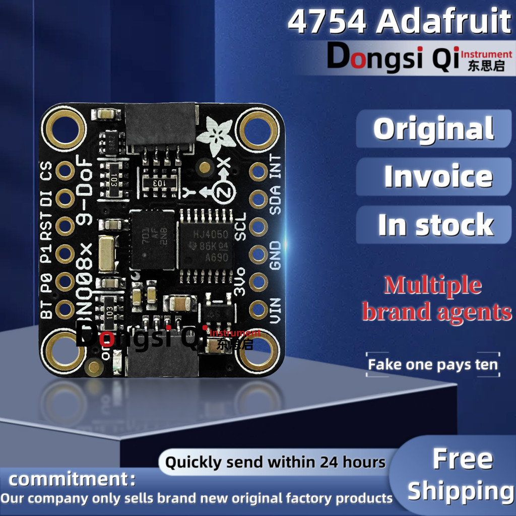 1PCS//LOT 4754 Adafruit 9-DOF Orientation IMU Fusion Breakout - BNO085 (BNO080) - STEMMA QT / Qwiic