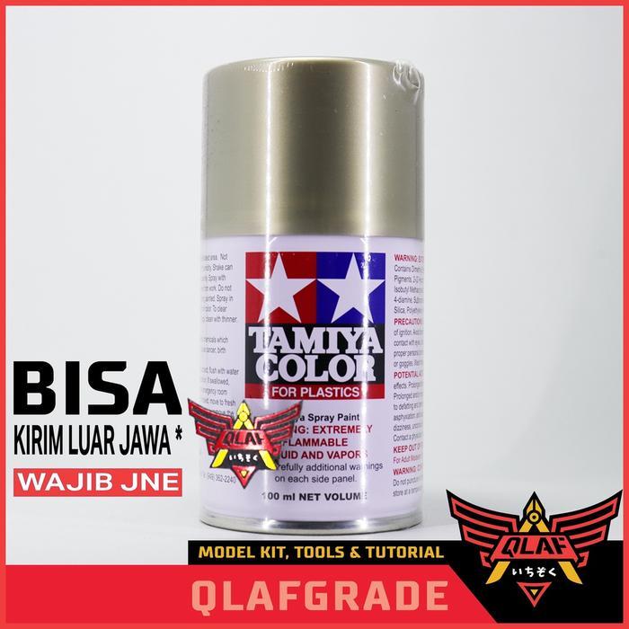 Tamiya Titanium Gold Ts-87 - Cat Gundam Model Kit Spray Can
