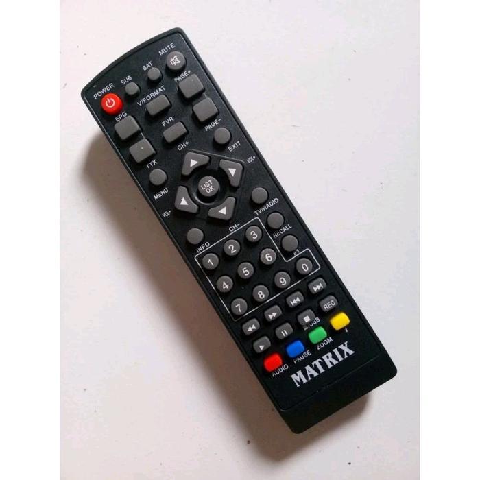 Remot Set Top Box Dvb T2 Matrix / Garuda Matrix Apple Kuning
