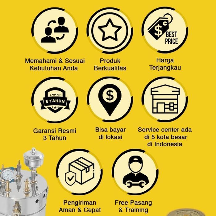 Pesanan Khusus Setrika Uap Steam Boiler MISTERMOTO