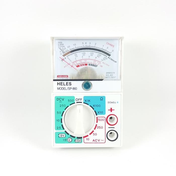 Promo Multimeter Avometer analog Multitester + kabel tester heles SP-860