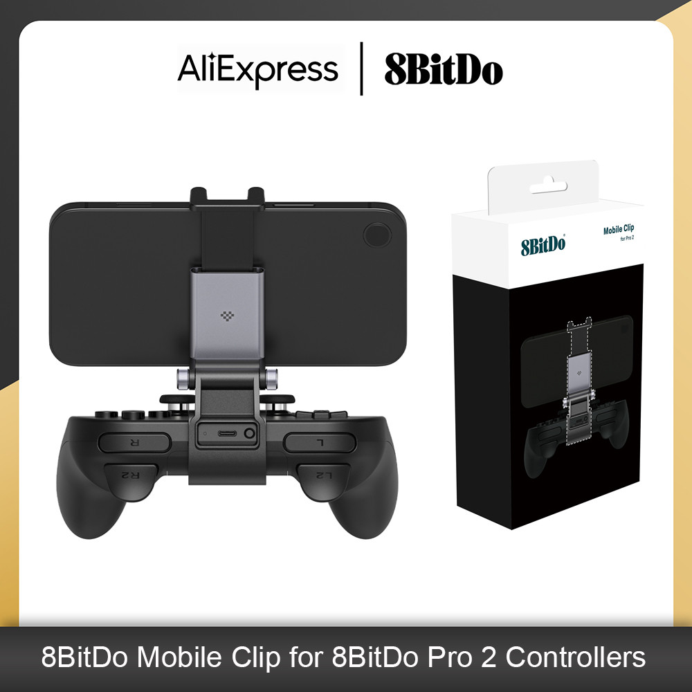 8Bitdo Mobile Clip For 8Bitdo Pro 2 Bluetooth Controller, Holder Stand Adjustable Phone Mount