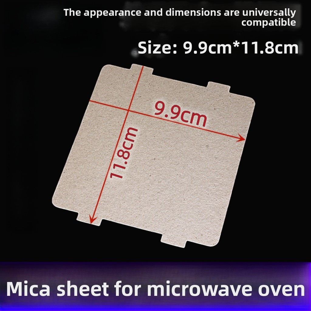 Universal Microwave Oven Mica Plate High Temperature Resistant Thick Short Sheet Accessories