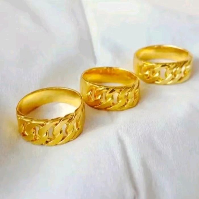 CINCIN RANTAI DARI KOIN LOGAM 500 CINCIN DEWASA TERBARU DAN TERLARIS MOTIF CINCIN YANG ELEGAN AWET