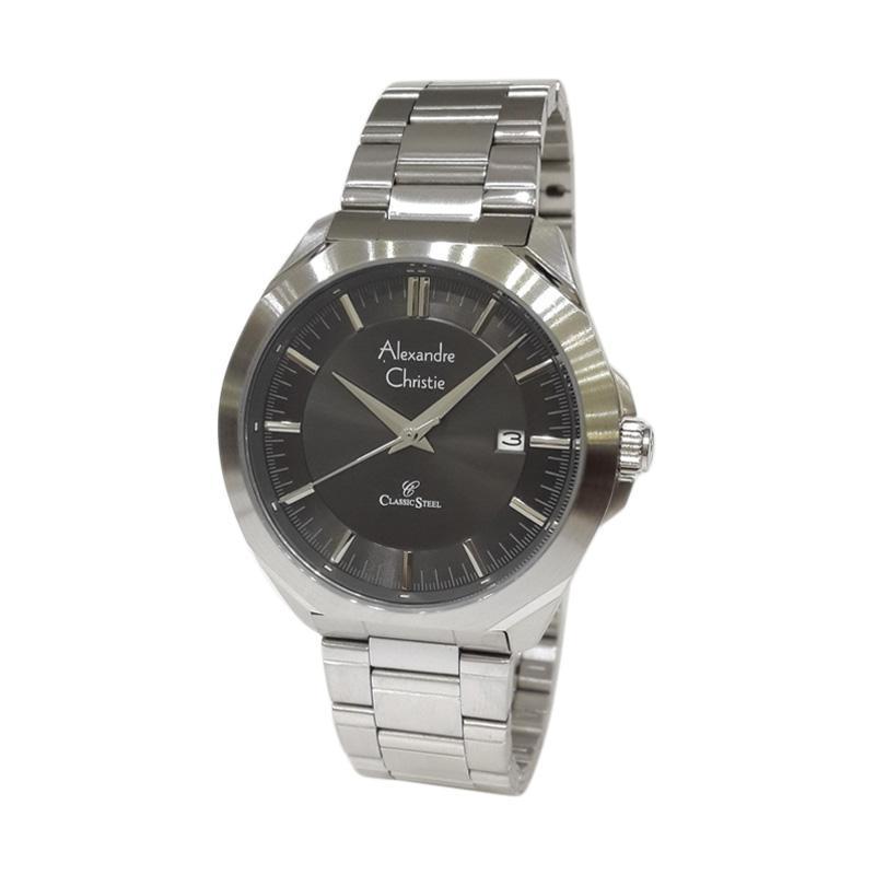 Alexandre Christie Classic Steel Jam Tangan Pria [8596MDB]