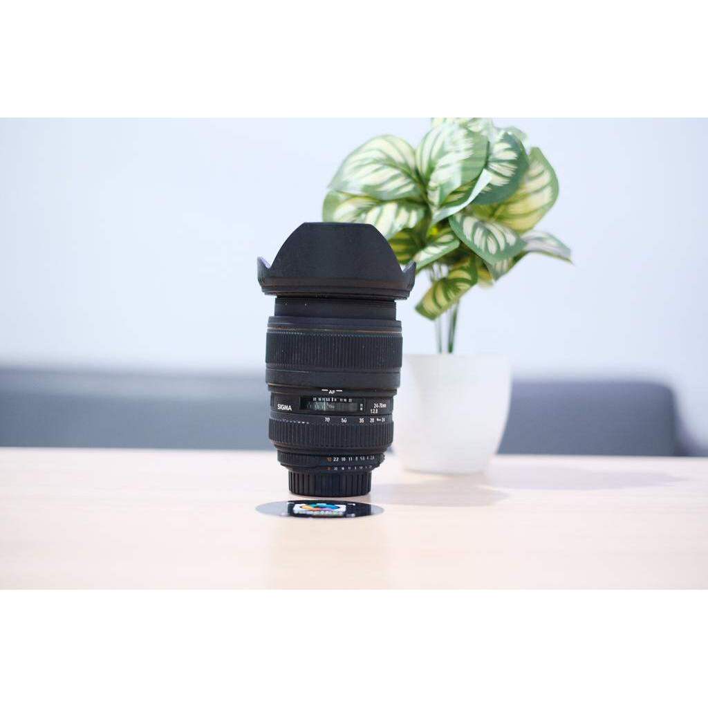 lensa zoom fullframe for Nikon sigma 24-70mm f2.8 afd second termurah