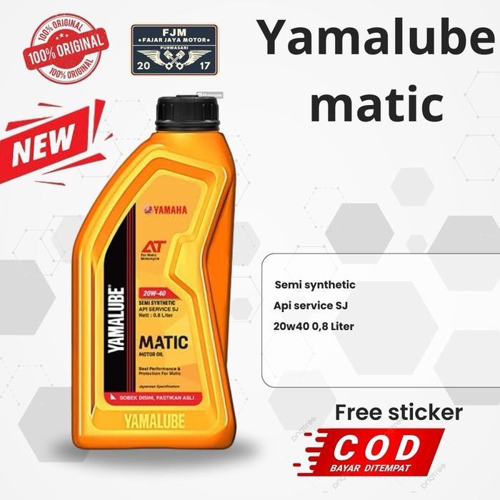 Paket oli mesin matic yamalube power matic motor kendaraan motorcycle mesin oil