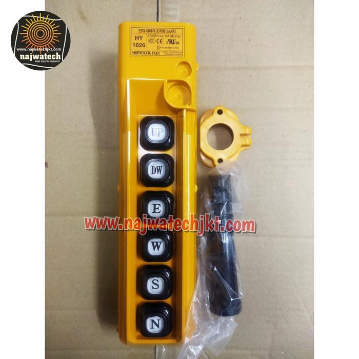 Tombol Hoist 6 Tombol Hanyoung Hy 1026Bbb/Hy-1026Bbb/Hy 1026 Bbb Murah