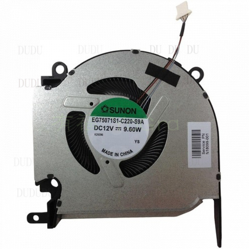 D New for Cpu Fan DC12V For HP OMEN Gaming Laptop 16-K 16-N N18097-001