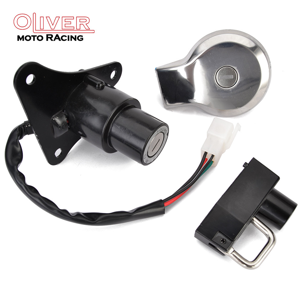 Fuel Gas Cap Ignition Switch Seat Lock For Yamaha XV125 VIRAGO 125 1997-2000 XV250 VIRAGO 250
