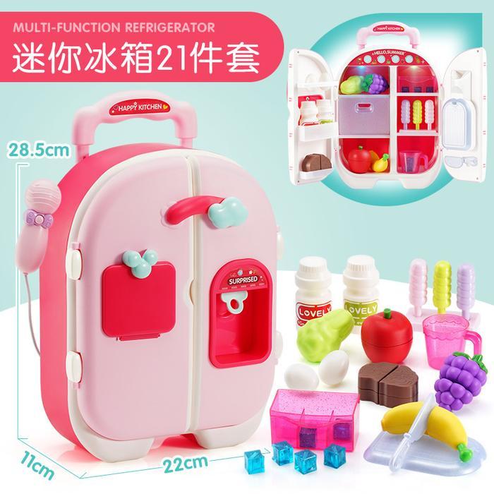 Mainan kulkas trolley sprti kongsuni masakan
