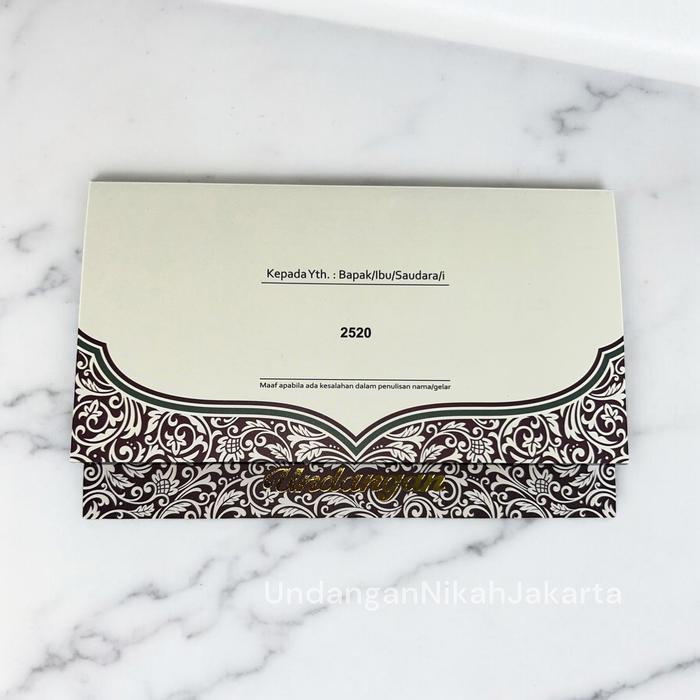 Blangko Undangan Kosong Pernikahan Erba BLANKO UNDANGAN MURAH Simple 2520