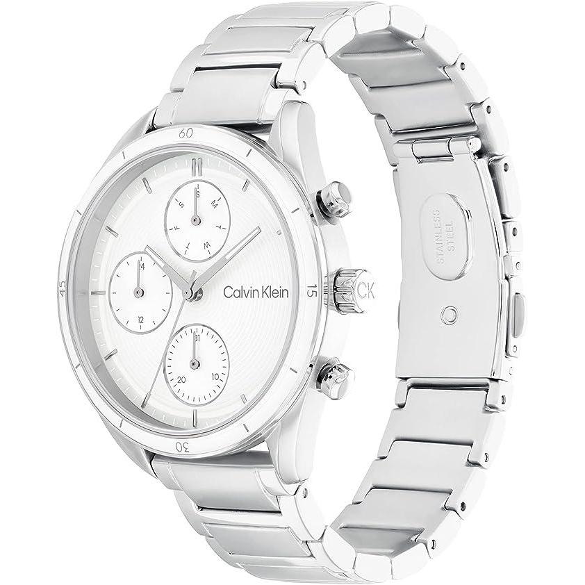 Sedia CALVIN KLEIN 25200171 Multifunction Jam Tangan Wanita Analog Silver