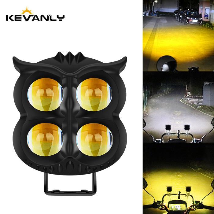 Lampu Tembak Lampu Sorot Lensa Led Warna Ganda Lampu Kuning Putih Lampu Kabut Lampu Sorot Lensa 4