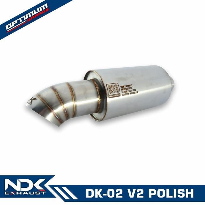 Knalpot Mobil Ndk Exhaust Muffler Dk-02V2 Polish