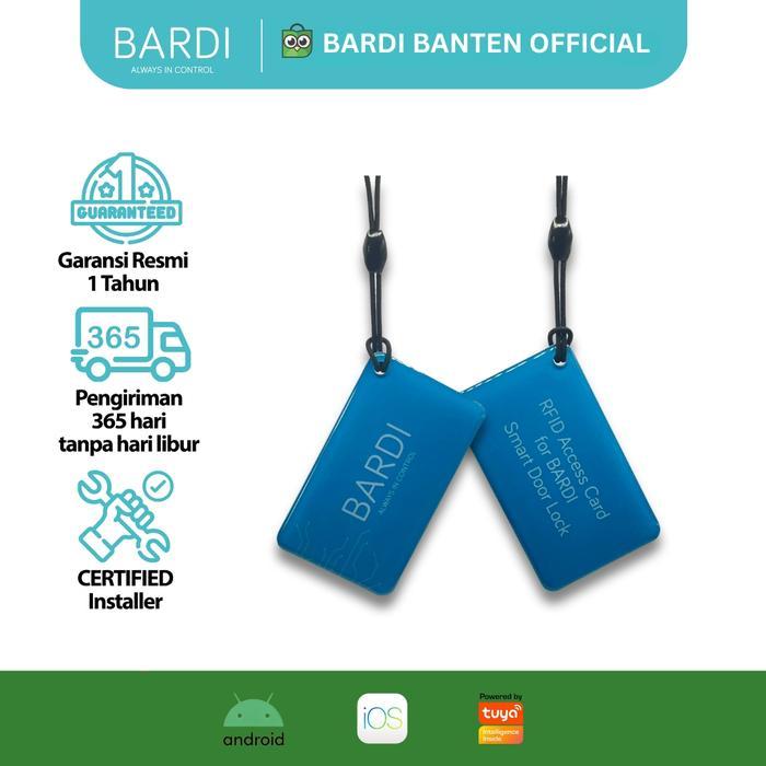 Terlaris BARDI Kartu RFID untuk Kunci Pintu Pintar BARDI Banten Official Distributor Resmi Garansi 1