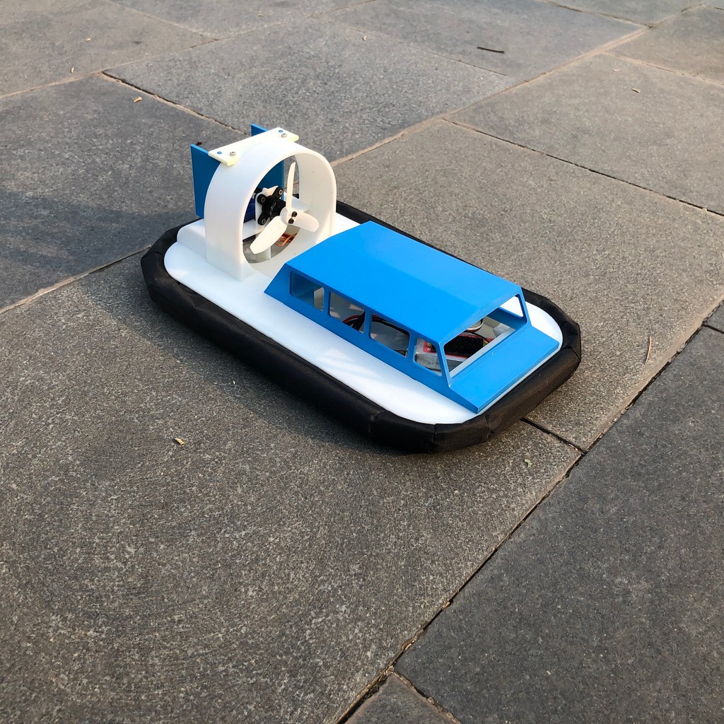 New Remote Control DIY Amphibious Hovercraft Remote Control Boat Wind Powered Boat Model Boat Rc