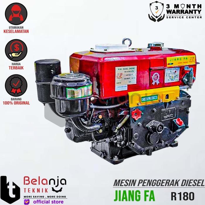 Jiang Fa Mesin Penggerak Alternator Diesel R 180 8 HP Diesel Solar R180