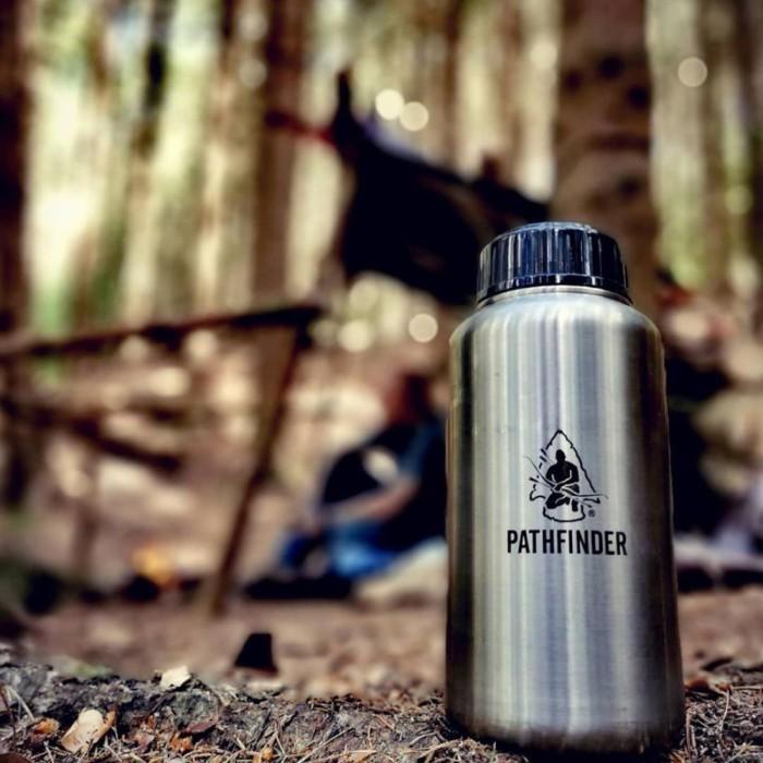Pathfinder Stainless Steel Wide-Mouth Bottle 64Oz Terbaru