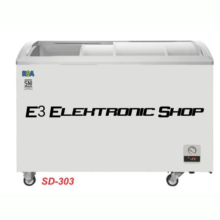 GEA RSA Sliding Curved Glass Freezer SD303 Ice Cream Frozen Food