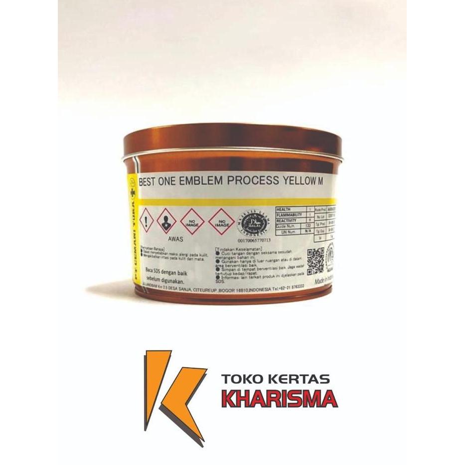 Promo Tinta Cetak , Cemani Toka , Best One Emblem Process Yellow M