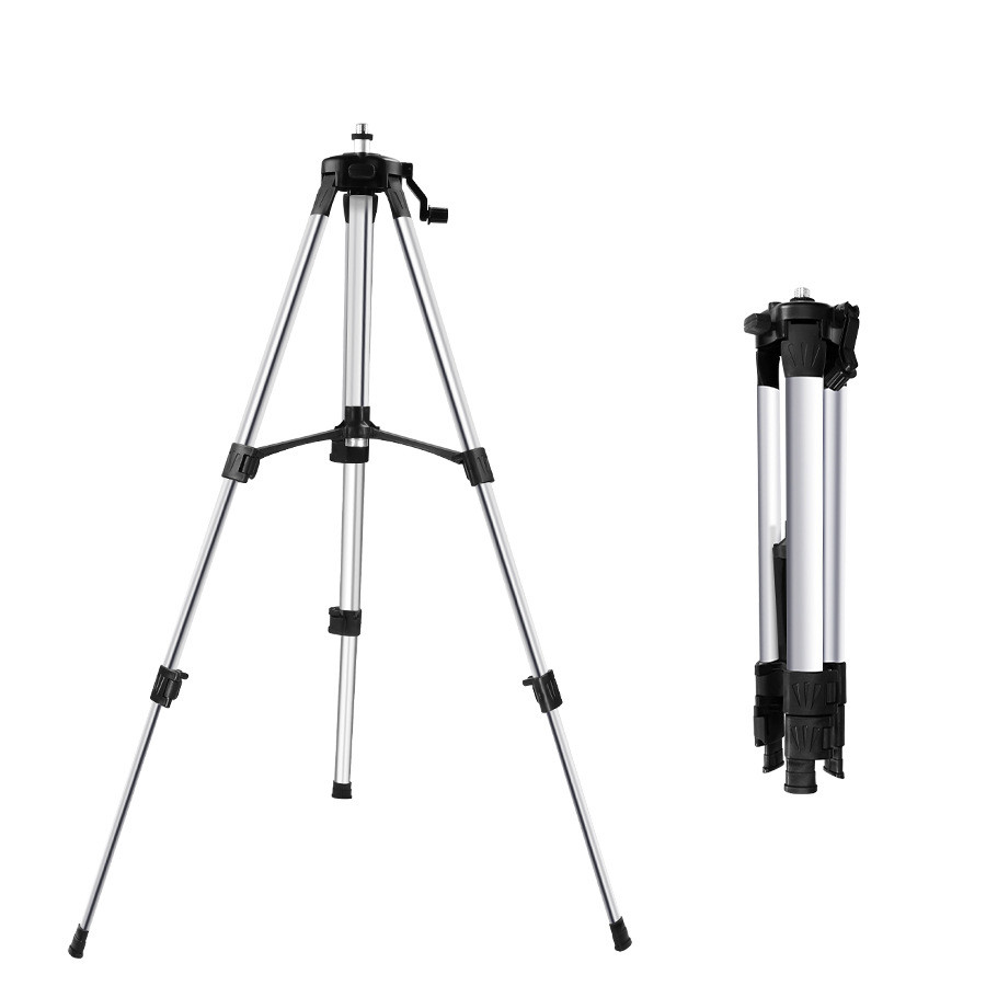 Tripod Tingkat Laser 1/1, 2M/1,5M, Braket Tripod Tinggi Dapat Disesuaikan, Dudukan Tripod Aluminium 