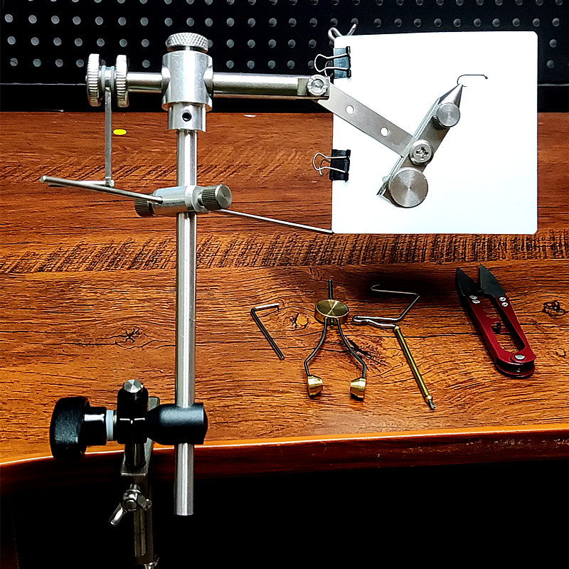 360 Degree Rotatable Fly Tying Tool, Fly Bait Making Fly Tying Vise And angle converter For Making