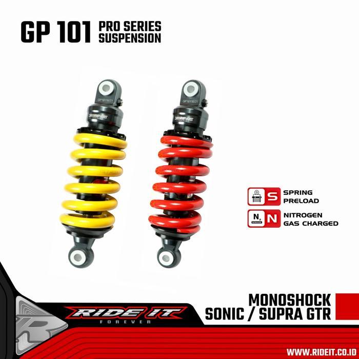 Mono Shock Belakang Merek Ride It Gp 101 Series Honda Sonic 150