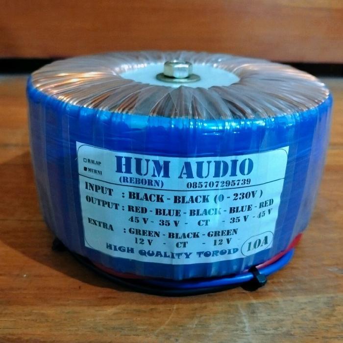 TRAFO TOROID TRAFO DONAT 10 AMPER CT 35- 45 V MURNI