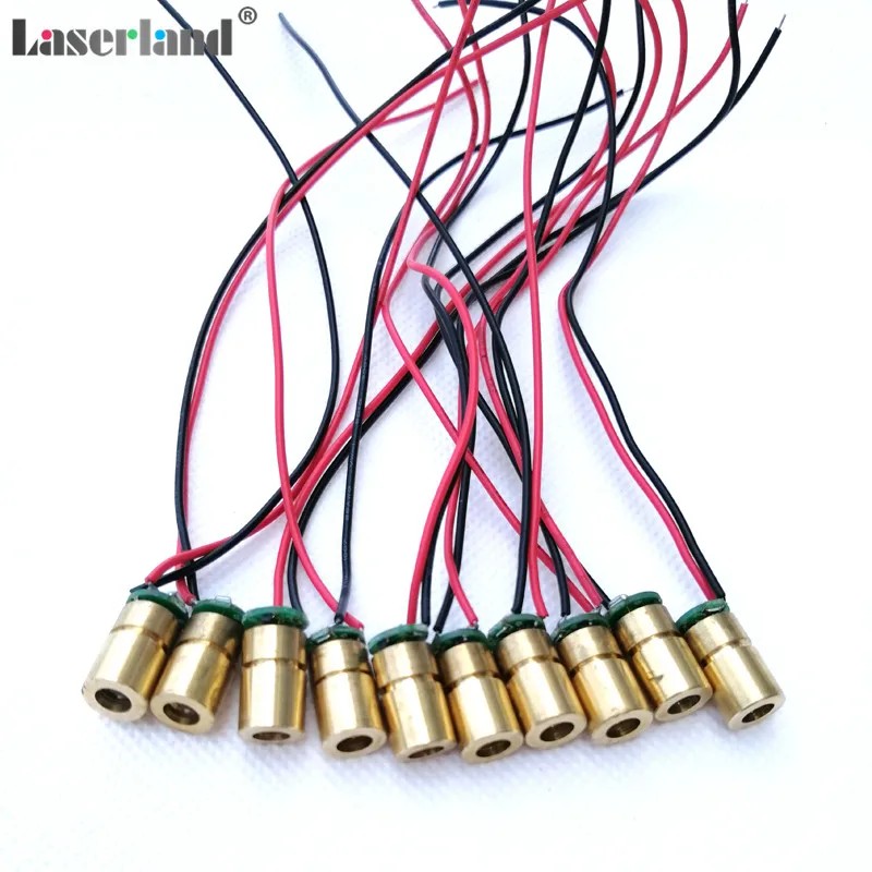 BESTPRICE 10pcs lot 3VDC 50mW 780nm Infrared IR Laser DOT Diode Module 8x13mm DAWKK   EXCLUSIVE