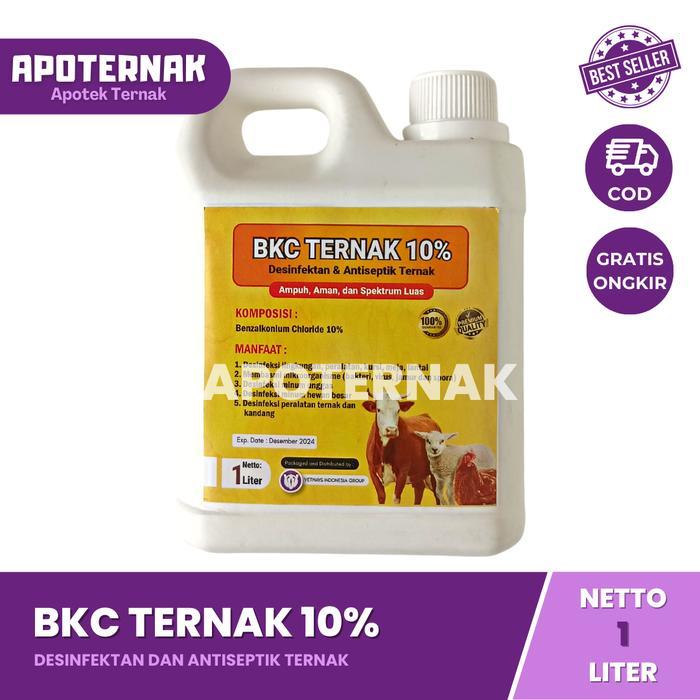 BKC TERNAK 10% Disinfektan dan Antiseptik Untuk Peternakan