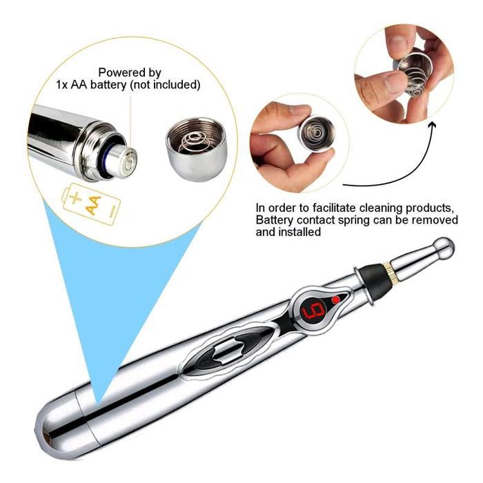 Ready Alat Pijat Akupuntur Elektrik Pulpen Aliran Listrik Terapi Saraf Tubuh Perawatan Leher