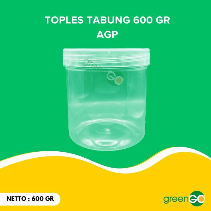TOPLES TABUNG 600 GR TOPLES TANGGUNG PLASTIK TEBAL JAR TABUNG NASTAR
