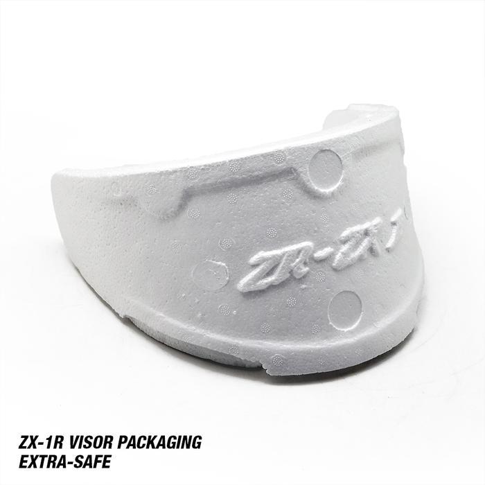 Visor Njs Zx-1R Iridium Smoke - Aksesoris Helm Kaca Helm Kaca Njs Kaca Flat Kaca Iridium Njs Ori