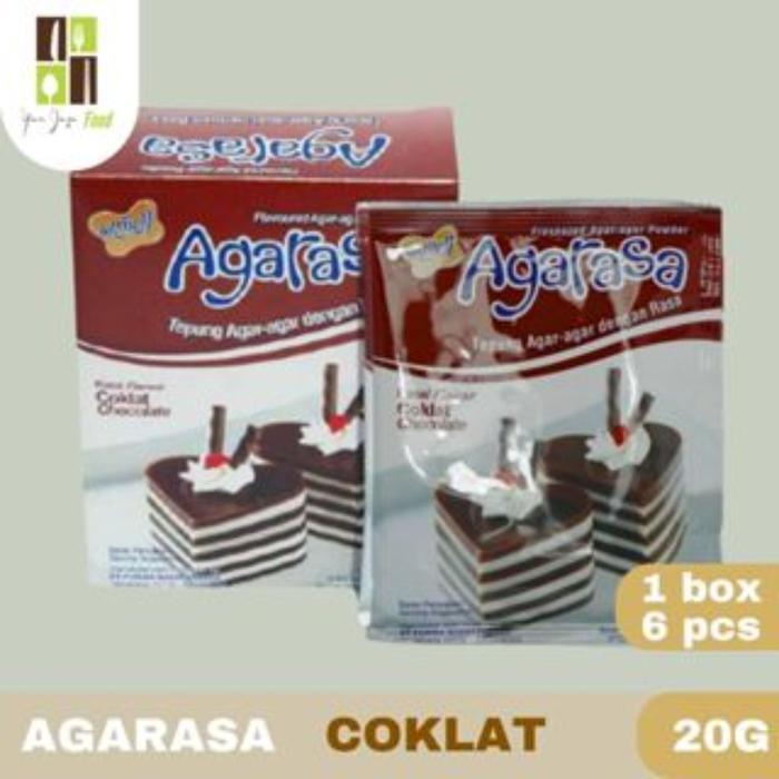 JTTOP NUTRIJEL AGARASA/AGAR-AGAR RASA COKLAT/VANILA/STRAWBERRY/MELON BOX/6PCS