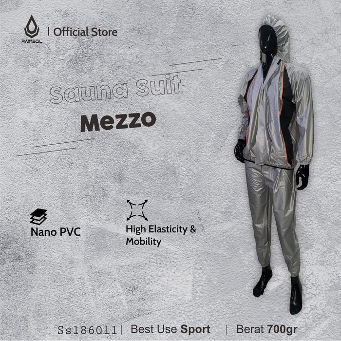 Sauna Suit Mezzo Baju Sauna Jaket Sauna Setelan Sauna ORIGINAL Termurah