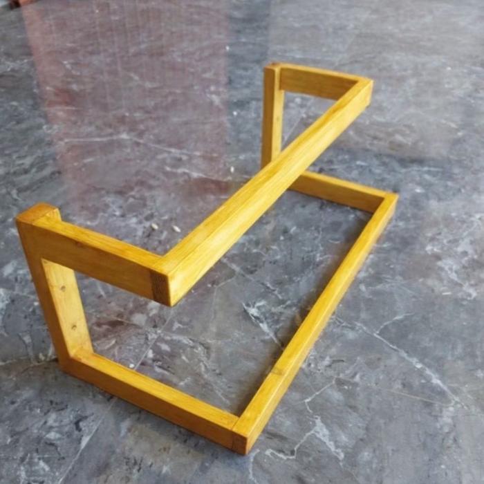 Handuk gantung dinding estetik / Rak jemuran handuk towel /Jemuran handuk/ Rak gantungan handuk kayu