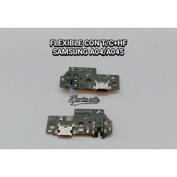FLEXI FLEXIBEL FLEKSIBEL SAMSUNG GALAXY A04 A045 TC CHARGER CAS HF MIC