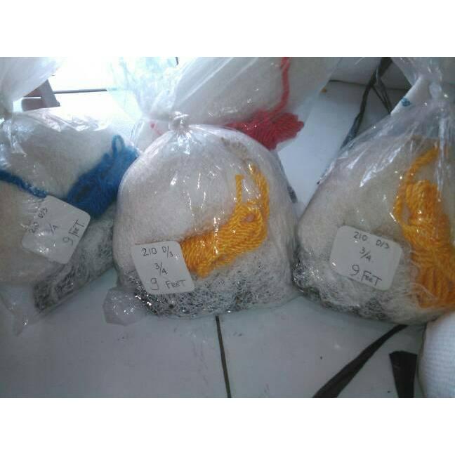 ASLI jala ikan(lempar) 3/4 nilon d3 9fit(2.7m) READY STOCK