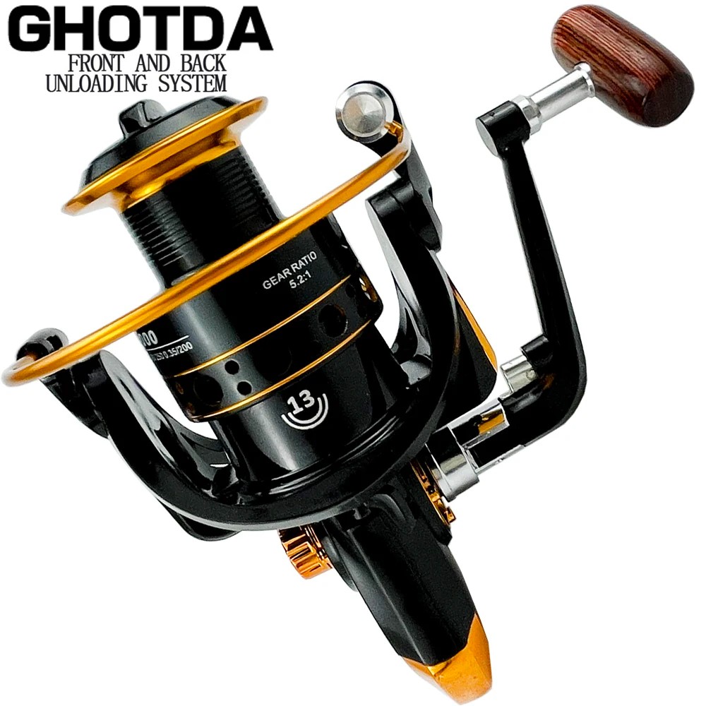 Fishing Reel 1000-7000 Metal Spool Spinning Reel Metal Spool Saltwater Reel Fishing Accessories