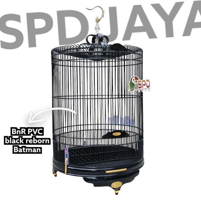 Sangkar kandang murai BnR PVC black reborn batman Gratis Ongkir