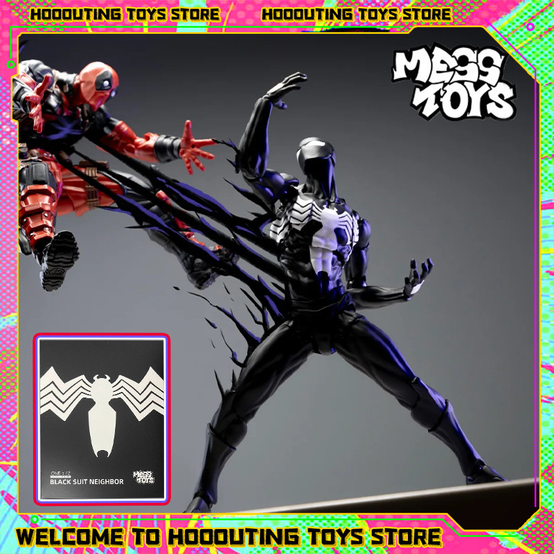 In Stock CT Toys MessToys Spider Figure Symbiote Venom Black Spider Mess Toys Spiderman Action
