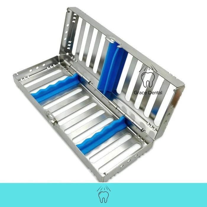DENTAL INSTRUMEN AUTOCLAVE STERILIZATION CASSETTE RACK BOX TRAY