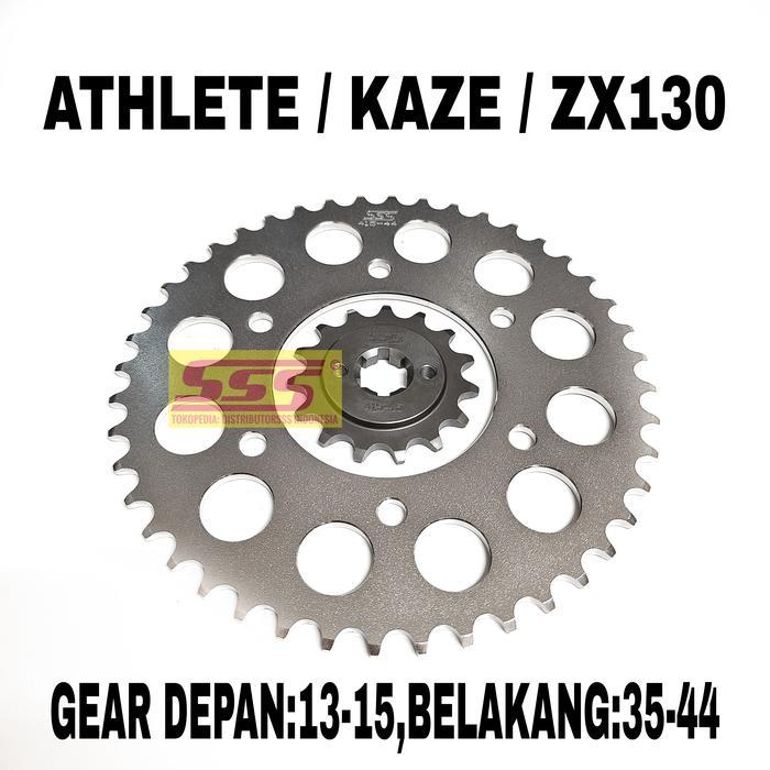 Gearset Sss 415 Baja Athlete Kaze Zx130 Rantai Sss Hsbt Girset Gir Set Gear Set