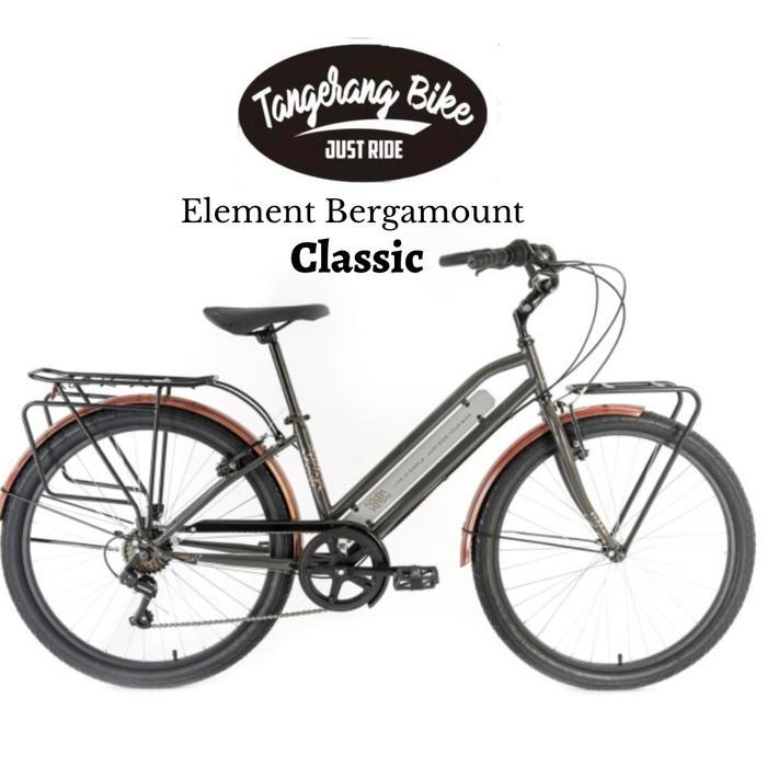 Sepeda City Bike Element Bergamount 26 Inch Classic Not London Taxi - Black