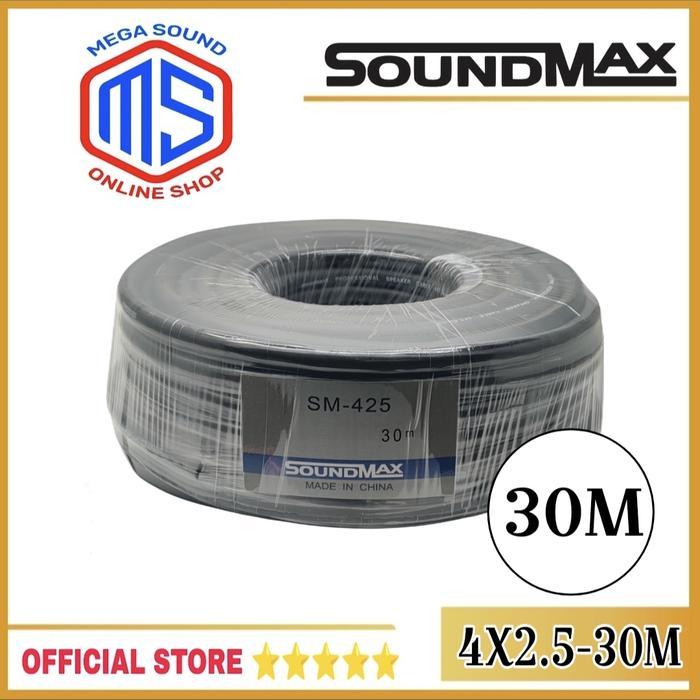 Kabel Audio Speaker 4x2.5 Soundmax Kabel isi 4 Serabut 30m
