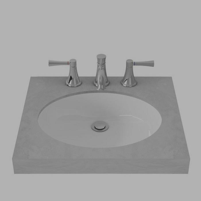 Wastafel Undercounter TOTO LW 587 J / Wastafel / Wastafel Tanam