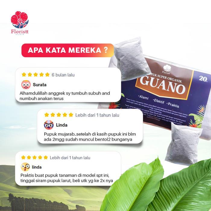 TERLARIS PUPUK BANTAL ORGANIK GUANO TANAMAN KALSIUM KALIUM DAN